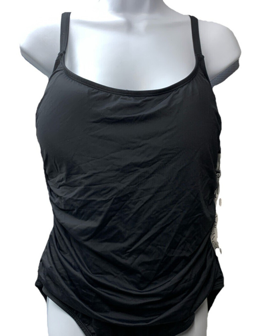 La Blanca Island Goddess Body Lingerie Mio One Piece Swimsuit Black Size 18W